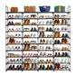 10 Tiers Shoe Rack Storage Organizer Shoe Shelf