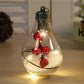 Pack Of 5 Led Transparent Christmas Decoration Ball