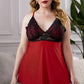 Lace See-Through Plus Size Chemise