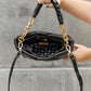 Nicole Lee USA Cassette Woven Satchel Crossbody Bag