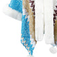 Color Block Open Front Poncho